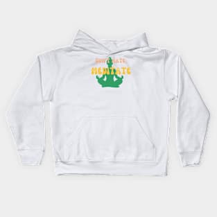 Don't hate, Meditate Kids Hoodie